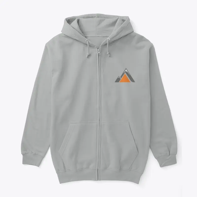 Two Logo Zip Hoodie